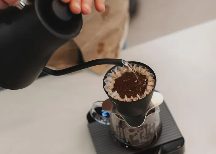 Man Met Bril Koffie Szálloda *