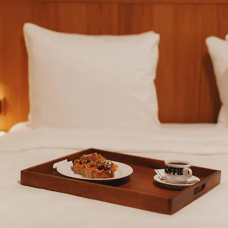 Man Met Bril Koffie Hotel *